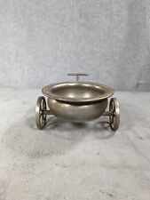 Vintage Silver Plated Rogers Wheeled Candy Dish Décor picture