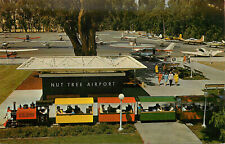 Vintage Postcard Miniature Train at The Nut Tree Airport Vacaville CA Solano Co picture