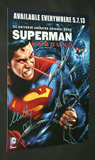 2013 WonderCon Exclusive Signed Superman Unbound Limited Edition Print 10 x 14 picture