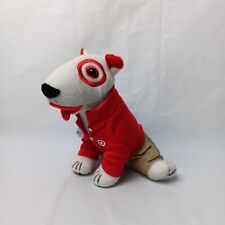 Target Employee Badge Red Khaki Bullseye Dog Edition Three Plush Stuffed Animal picture