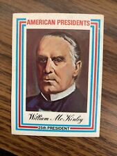 1974 Kelloggs American Presidents #25 William McKinley Ex picture