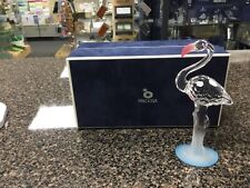 Preciosa Crystal Flamingo Figurine with Box 6” High picture