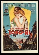 The Bridges At Toko-Ri  Movie Cinema Film Spanish Poster Art Postcard picture
