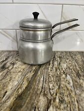 VINTAGE WEAR-EVER ALUMINUM DOUBLE BOILER #2430 3/4 Made in USA picture