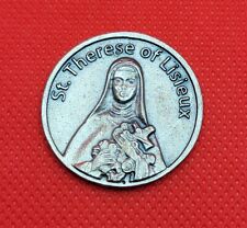 Vintage St. Thereseof Lisieux Catholic Miraculous Medal Pedant picture