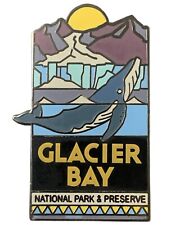 Glacier Bay National Park and Preserve Whale Scenic Travel Souvenir Pin picture