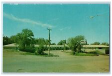 c1950's Bel Aire Motel & Restaurant Over View Chamberlain South Dakota Postcard picture