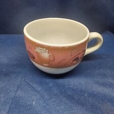 Vintage Trisa XL Ceramic Coffee Mug Coffee Themed Design  picture