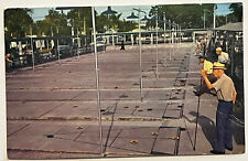 Bradenton Florida Men Play Shuffleboard Postcard c1960 picture