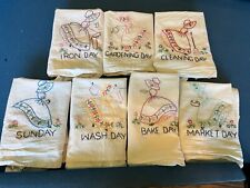 Hand Embroidered Tea Towels  picture