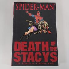 Spider-Man Death of the Stacys Hardcover Black Cover Lee Romita Conway HC Gwen picture