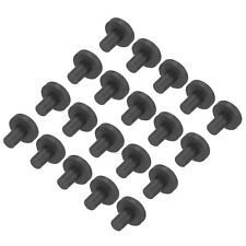 20pcs High Temp Silicone Plug Mount 4mm T Shaped Solid Rubber Stopper Hole Plugs picture
