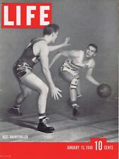 1940 Vintage LIFE MAGAZINE COVER (only) BEST BASKETBALL PLAYER  No Address Label picture