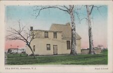 Greenwich, NJ: Tea House vintage Gloucester Co New Jersey Hand Colored Postcard picture