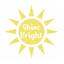 Shine Bright Sun Vinyl Decal picture
