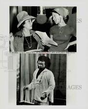 1975 Press Photo Entertainers Charita Bauer, Carin Green and Seiji Ozawa picture
