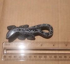 Lizard Etched And Carved By Russell Shack Zuni Figure picture