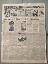 Montana Standard, Butte ~ December 14 1941  The World This Week picture