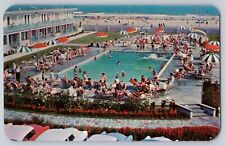 Postcard Atlantic City NJ New Jersey The Strand View Of Swimming Pool Beach picture