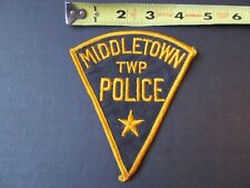 Vintage Middletown Township Police Patch Cheesecloth back Obsolete picture