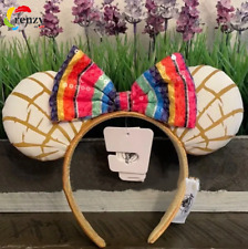 NWT Mickey Mouse Mexican Disney Parks Pan Dulce Concha Minnie Ears Headband US picture