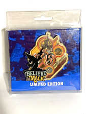 Disney - 2013 Believe in Magic Retro Art Red -  LE 300 Jumbo Pin NEVER OPENED picture