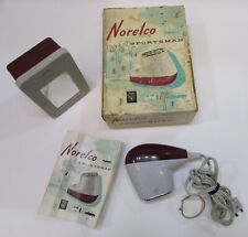 Working Vintage 1950's Men's Norelco Sportsman Travel Shaver w Box Manual etc picture