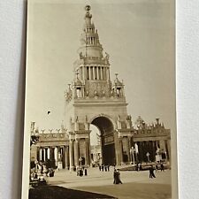 Antique Vintage Snapshot Photograph Panama-Pacific Exposition Tower Of Jewels picture