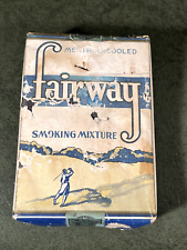 RARE ANTIQUE 1910 FULL PACKAGE GOLFER GOLF CLUB FAIRWAY GRAPHIC ADVERTISING picture
