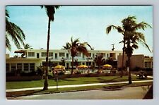 Hollywood FL-Florida, Beach & Town Apartments, Advertising, Vintage Postcard picture