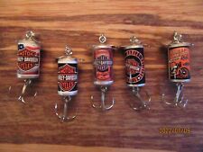 Harley Davidson Beer 5 Different Promotional Spinning Fishing Lures      picture