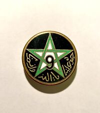Badge 9th Moroccan Gunner Regiment, 9th RTM, 3rd Type, WW2, Indochina picture