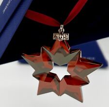 Swarovski 2019 Christmas Star Ornament  Red Large #5476021 New in Box $89 picture