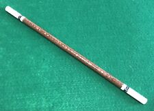 1 PC MAGICIANS WAND- EXOTIC LEOPARD WOOD WITH WHITE SYNTHETIC TIPS picture