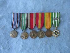 WWII Army Veteran 6 Medal Dress Bar Mini Variation European Theater to Vietnam  picture