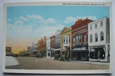 Boonville IN East Side of Public Square; Street Old 1910-20s Indiana Postcard picture