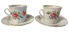 2 Sets Vintage JL Mean Coffee/Tea Cup and Saucer Germany picture