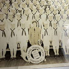 1945 US Naval Training Center Photo Sampson New York Sailors Original 11 X 14 picture