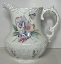 Vintage AYNSLEY English Bone China LITTLE SWEETHEART Floral Water Pitcher picture