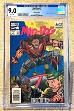 Mad-Dog #1 CGC 9.0 Marvel Comics White Pages Once Bitten Newsstand Cover 1993 picture