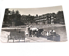 Michigan Topinabee Hotel 1950s RPPC Postcard Cheboygan Postmark 1950 picture