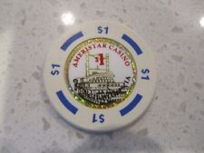 $1 AMERISTAR Casino Chip Council Bluffs IA + FREE Mystery Las Vegas Poker Chip picture
