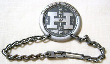 Old MILLER TIRES 1920's-1930's Advertising KEY CHAIN Herrick Auto Champaign IL picture
