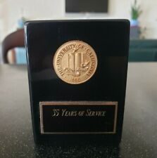THE UNIVERSITY OF CALIFORNIA FLOATING MEDALLION PAPERWEIGHT  COIN EMPLOYEE MEDAL picture