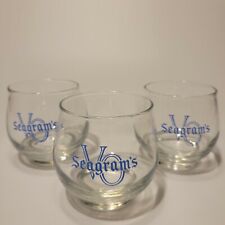 Vintage Seagram's VO Whiskey Glass Set of 3 - Collectibles picture