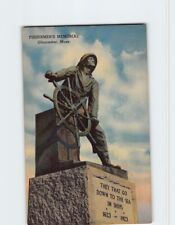 Postcard Fisherman's Permanent Memorial Gloucester Massachusetts USA picture