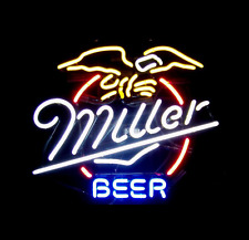NEW MILLER EAGLE Neon Sign Light Beer Bar Pub Wall Hanging Visual Artwork24