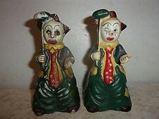 (2) Vintage Clowns with Umbrellas Bells - J.S.N.Y. Taiwan picture