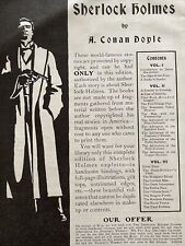 Original 1904 Conan Doyle Sherlock Holmes Stories Harper & Brothers Book Ad picture