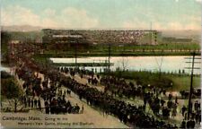 Going to the Harvard - Yale at the Stadium, CAMBRIDGE, Massachusetts Postcard picture